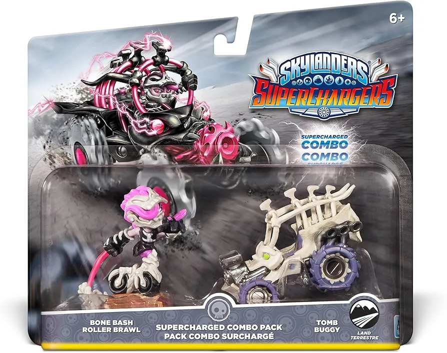 Goodies : deux double-packs Skylanders — RollerBrawl, Tomb Buggy, Pop Fizz et Soda Skimmer
