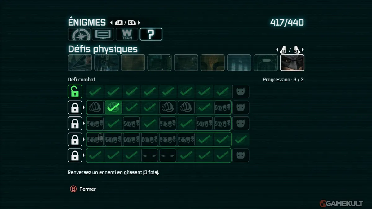 Batman: Arkham City — Guide pour boucler les 235 défis et tout débloquer