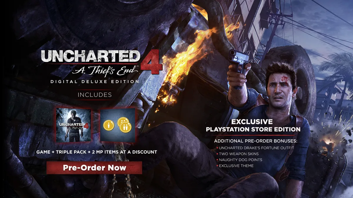 Uncharted 4 : A Thief’s End a enfin une date (et des collectors qui donnent envie)