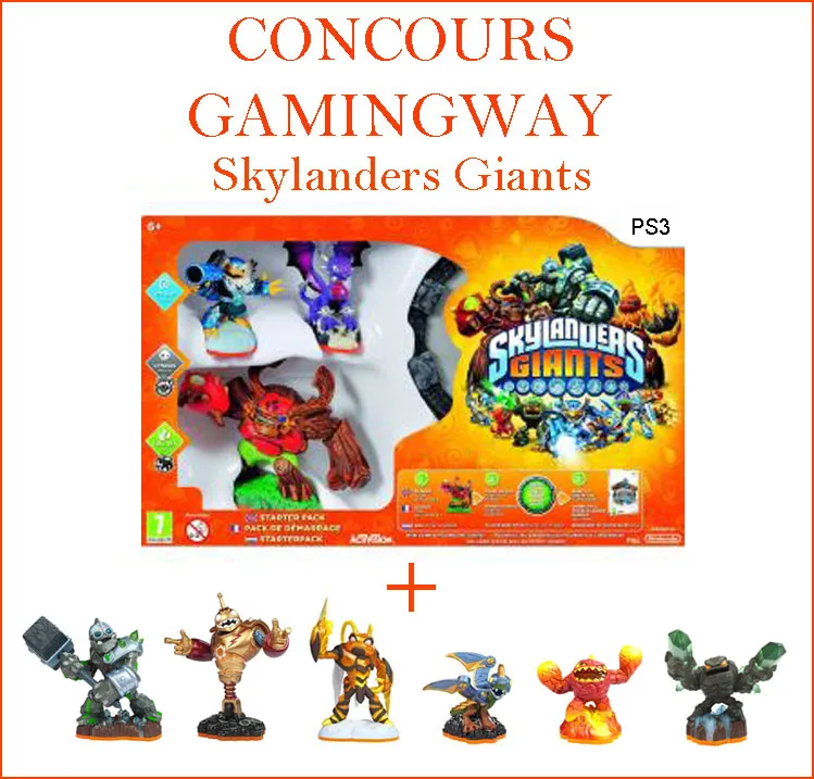 [Résultats] Concours Skylanders : qui rafle les figurines ?
