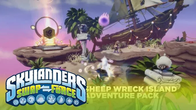 Test DLC Skylanders Swap Force : Sheep Wreck Island Adventure Pack — le petit add-on qui fait débat