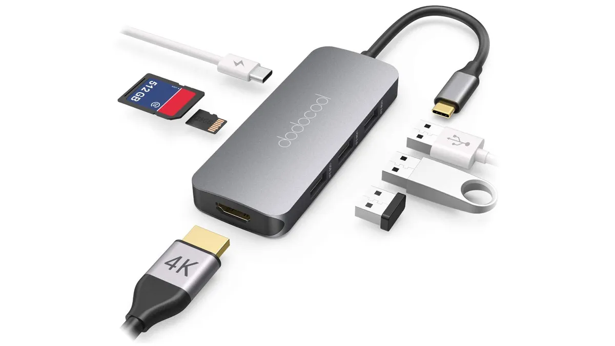 Test : Hub USB‑C 7‑en‑1 Dodocool — petit, cheap, utile ?